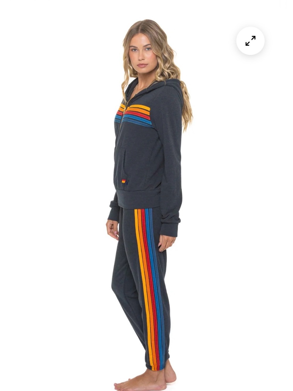 Aviator Nation Navy Sweatpants/Hoodie Set.